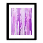 Color Drips Art Purple Framed Art Framed print Art Poster
