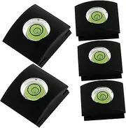 KOMBIUDA 5pcs Camera Hot Shoe Cover with Spirit Level for Flashlight Stability Essential Accessory for Accurate Photography and Reduced Camera Shake