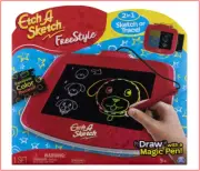 Etch A Sketch FREESTYLE Drawing TABLET + Stylus Pen & STAMPS - Sketch & Trace