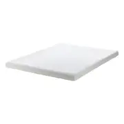 Bedra Memory Foam Mattress Topper Reversible Cool Gel Mat 10cm w/ Elastic Belt