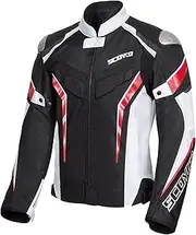 [Scoyco] Mesh Motorcycle Jacket Motorbike Riding CE Armored Wear-Resistant Jacket Breathable Protective Gear For Men 4-Season