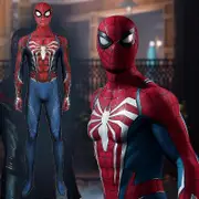 Men Boy Spider Man Cosplay Costume Party Jumpsuit Ps5 Spider-man 2 Fancy Dress 3XL