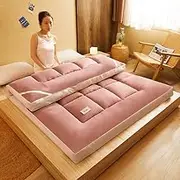 Japanese Folding Futon Mattress, Portable Mattress, Thick Roll-up Sleeping Pad, Suitable for Camping, Dormitory, Comfortable Traditional Mattress