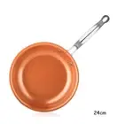 Frying Pan Non stick 24cm Frying Pan with Ceramic Titanium Coating Round