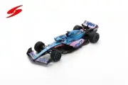 Spark 1:18 F1 2022 Alpine A522 BWT NO.14 F.Alonso 7th Monaco w/Acrylic Cover
