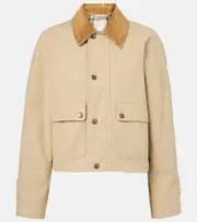 [Burberry] Burberry Cotton gabardine jacket UK 14 beige