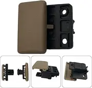 AFEDY Glove Box Handle Switch Handle 1pcs 68500-1S460 Brown Parts Plastic Replacement Toolbox Lock Fit for Nissan D22 Fit for Pickup