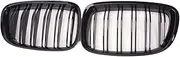 Glossy Black Front Bumper Hood Kidney Grill Grille Compatible For BMW F07 5 Series GT 520 528 530 535 550 2010-2017
