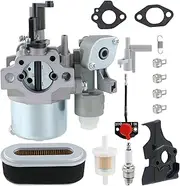 AUTOKAY Carburetor Fits for Subaru Robin EX17 EX17D EX170 EX170D SP170 SP17 EX13 6.0HP Engine 277-62301-30 277-62301-50 with 20A-32902-01 Insulator 277-32611-07 Air Filter Kit