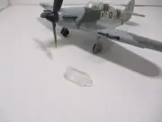 DINKY TOYS REPLACEMENT CLEAR PLASTIC COCKPIT CANOPY #718 HAWKER HURRICANE