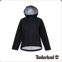 在飛比找蝦皮購物優惠-Timberland 女款黑色連帽防水短版派克外套