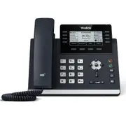 Yealink T43U 12-Line IP Desk Phone with 3.7" Screen - WiFi Via WF40/WF50 - Bluetooth Via BT40/BT41 - Supports Expansion Modules - Up to 12 SIP PoE Support - USB Headset & EHS Support [SIP-T43U]