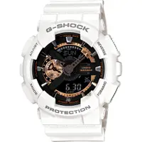 在飛比找誠品線上優惠-CASIO 卡西歐 G-SHOCK 復古重機雙顯手錶-古銅x