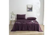 Dreamaker Micro Flannel Sheet Set - Cherry