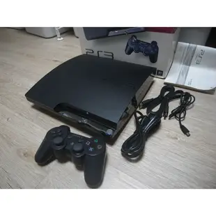 二手 盒裝 Sony PlayStation 3 PS3 160g 主機 CECH-2507A 黑色 薄機 附無線搖桿