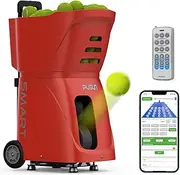 PT-Smart Professional Tennis Ball Machine | Auto Tennis Server | Ball Launcher with APP Control, 20 Positions & 12 Training Modes, 4-6H Battery, Portable Practice Equipment for All Skill Levels
