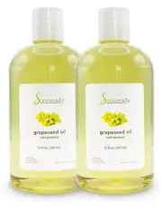 GRAPESEED OIL 100% PURE NATURAL COLD PRESSED 24 OZ (2 X 12 OZ)