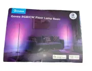 Govee RGBIC Floor Lamp 2-Pack, LED Compatible with Alexa, Smart Black