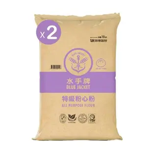 【週期購-聯華麵粉】水手牌特級粉心粉20kg(中筋、麵食點心適用)