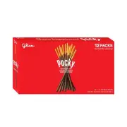 Glico Pocky Chocolate Covered Biscuit Sticks, 1.41 Ounce (Pack of 12)