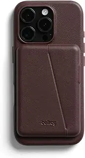 Bellroy Mod Phone Case + Wallet for iPhone 16 Pro (Slim Leather iPhone case, Phone Wallet) - Ganache