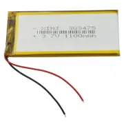 3.7V 1100mAh 4.07Wh Li-Polymer Li Batter 383475 For GPS Dashcam Car Camera LED