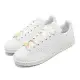 adidas 休閒鞋 Stan Smith J 大童 女鞋 白 串珠 小白鞋 史密斯 愛迪達 GY1797