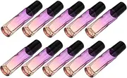 Ipetboom 10Pcs Gradient Roller Glass Bottles with Caps for Essential Oils Cosmetics and Perfume Leakproof Portable Design for Travel and Storage