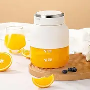 Ostmars Multi-Purpose Large Capacity Juicing Bottle, Portable Juicer Blender USB Rechargeable, Portable Juicer Cup, Mini Blender, Portable Blender for Shakes and Smoothies (White)