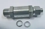 Swagelok SS-6C2-10 Poppet Check Valve 3/8" MNPT x 3/8" Tube 10psig NOS