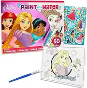 Disney Princess Paint with Water Set for Kids, Toddlers Age 3+ - Bundle with 16 Page Cute Cartoon Mess-Free Water Coloring Book for Ages 3 4 5 6 7 8 and More | Disney Princess No-Mess Arts and Crafts