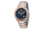 Maserati Stile Chronograph Blue Dial Quartz R8873642002 100M Men's Watch