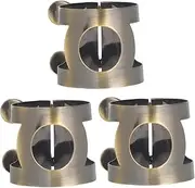 Totority 3pcs Mouthpiece Clip Mouthpiece Clip Saxophone Clarinet Clamp Wind Accessory Clarinet Mouthpiece Brass