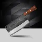 Cleaver Knife Traditional Chef Carbon Forge Steel Kitchen Slicing Slice Cut Chop