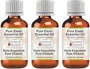 Greenwood Essential Pure Elemi Essential Oil (Canarium luzonicum) Steam Distilled for Personal Care (Pack of Three) 100ml X 3 (10oz)