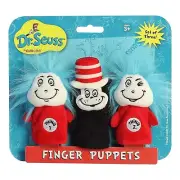 Aurora Dr Seuss Cat In The Hat Finger Puppet Set NEW IN STOCK