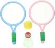 UPKOCH 1 Set Badminton Racket Set Player Outdoor Sports Durable Racquets Balls for Fun Leisure Activities Present for Active