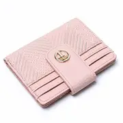 Tosca Women's/Ladie's Card/Cash Holder Multi Slot Wallet Purse 12x2x9cm - Blush