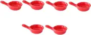 ELAYARD 6pcs Sauce Dipping Dish Small Egg Tray for Seasoning Holder Smooth Surface for Home Restaurant Hotel Use
