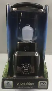 Enbrighten LED Mini Camping Lantern Battery Powered 200 Lumens 40 Hours Black