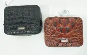 NWT! Brahmin Lori Leather Jewelry Case in Pecan OR Black Melbourne.
