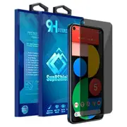 [1 Pack] For Google Pixel 5 SupRShield Anti Spy Privacy Tempered Glass LCD Screen Protector Film Guard
