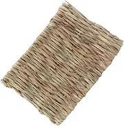 HOLIDYOYO Rabbit Mat Sniffing Pad 40x28cm Hamster Foraging Toy Guinea Pig Straw Bed Hand Knit