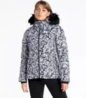 Womens Dare2b GLAMORIZE III BLACK/ WHITE LEOPARD Ladies Ski Jacket