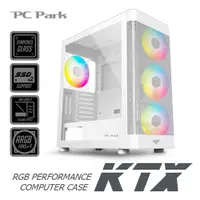 在飛比找蝦皮商城優惠-PC Park PC Park KTX ARGB電腦機殼/白