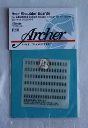 Archer 1/35 Heer Shoulder Boards for Armored Reconnaissance Units FG35051B