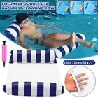 Inflatable Floating Water Hammock Pool Lounge Bed Swimming Chair Water Sofa Bed