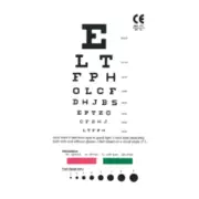 Axis Health Snellen Eye Chart- Pocket Size