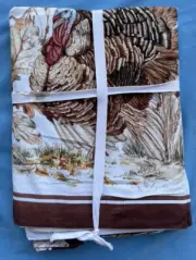 Williams Sonoma Plymouth Turkey Tablecloth 70 X 108 Rectangle NEW