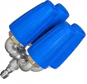 4-in-1 Turbo Nozzle Pressure Washer, 4000 PSI Pressure Washer Gun Tips, 360° Rotating 2.0 Orifice Quadruple Power Washer Gun Nozzle with 1/4" Quick Connector 2.0 Orifice Size